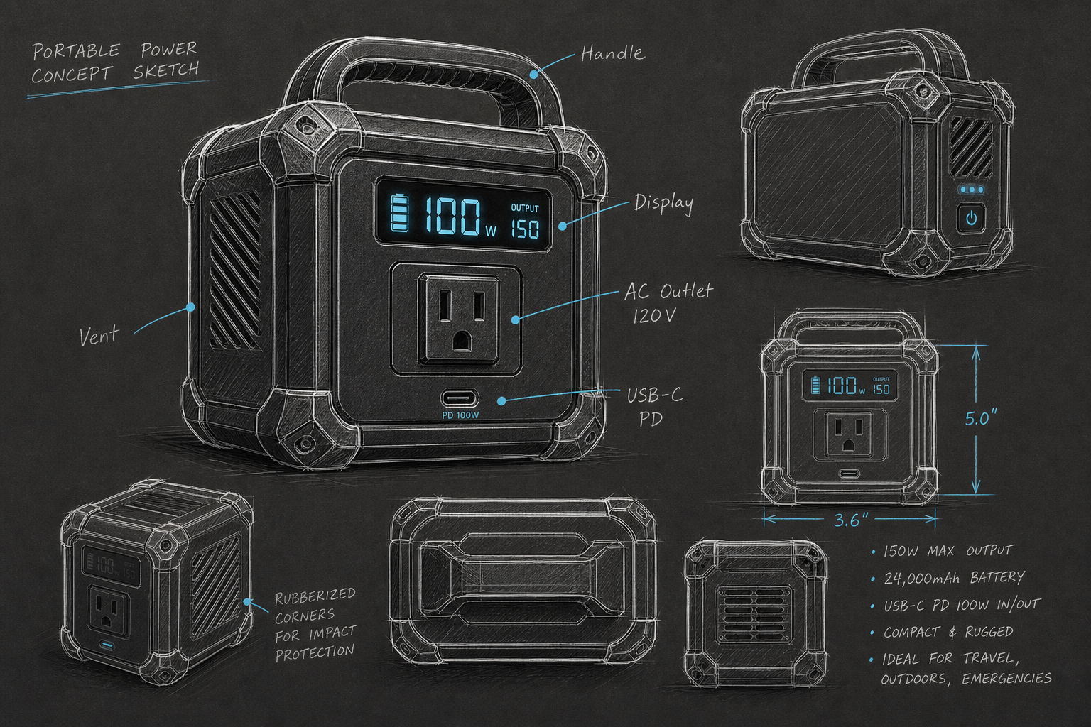 Artistic concept sketch