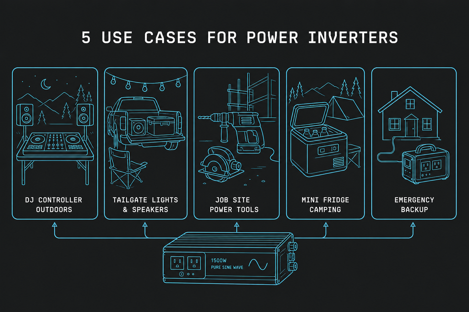 Common inverter use cases
