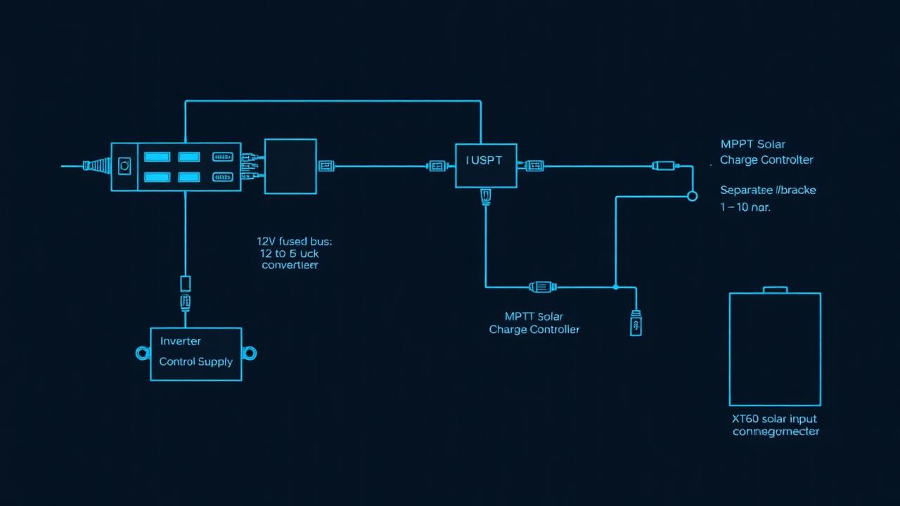 Step 4: Wire the auxiliary outputs and charging